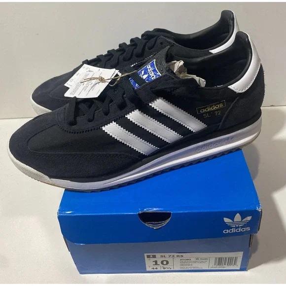 adidas SL 72 RS Core Black Cloud White Blue JI1282 Men display picture 1